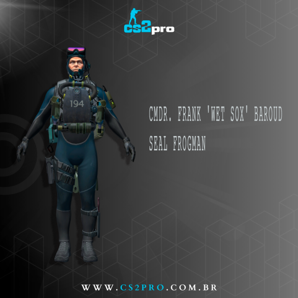 #2605 Cmdr. Frank 'Wet Sox' Baroud | SEAL Frogman